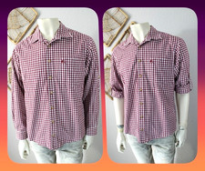 ⭐ OS Tradycyjne ⭐ Nowoczesna koszula ludowa M 39/40 czerwona kratka Kombi ramię ⭐
