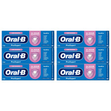 Oral-B Pro-Expert Sensitive Toothpaste 24 hour protection 75ml x6 44.42 per litre