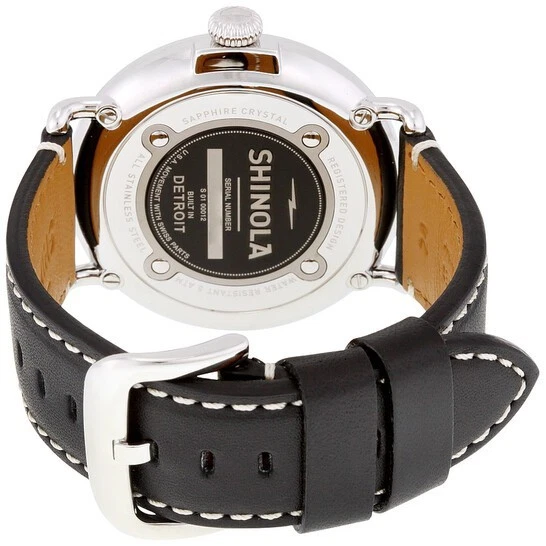 Reloj de cuarzo para hombre Shinola The Runwell S0100012 - 47 mm esfera negra Argonite 1069 Foto 3 de 4
