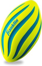 Franklin Sports Pro Brite Kids Mini Soft 10" Foam Football, Yellow/Blue, New
