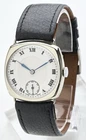 Rolex 1939 WW2 Era Rare Gents Vintage Cushion Watch 32mm, Enamel Dial, Serviced