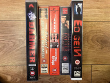 True Crime VHS Choose Your Film | Jeffrey Dahmer Ed Gein Krays Rare VHS UK