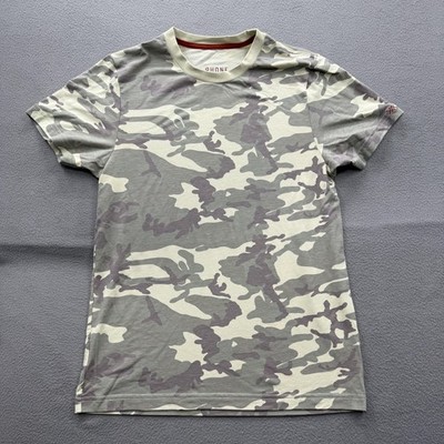 Rhone Shirt Mens Medium Green Camo Flag Logo Crewneck Tee Tagless Stretch