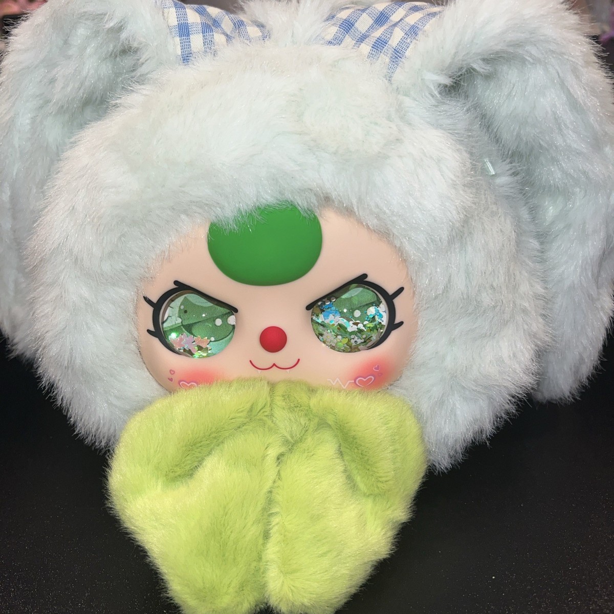 Baby Three Lucky Rabbit Zipper Bag (GreenLiquid Eyes) | eBay