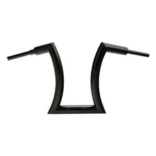 Black 16" Rise 2" Hanger Bar Handlebar Fit for Harley Softail Slim Sportster