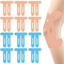 12 Pcs Kinesiology Tape for Knees, Precut Knees,... 