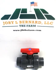 SPEARS ,  1" BALL VALVE , PVC , SLIP-ON , 5-1/4" END to END, 235-PSI,SURPLUS