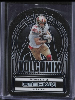 2022 Panini Obsidian George Kittle Volcanix Die-Cut /99 49ers