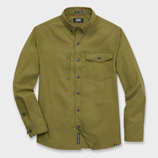 Men s Standard Fit Flannel Button-Up Shirt with Stretch Quick-Dry Performance