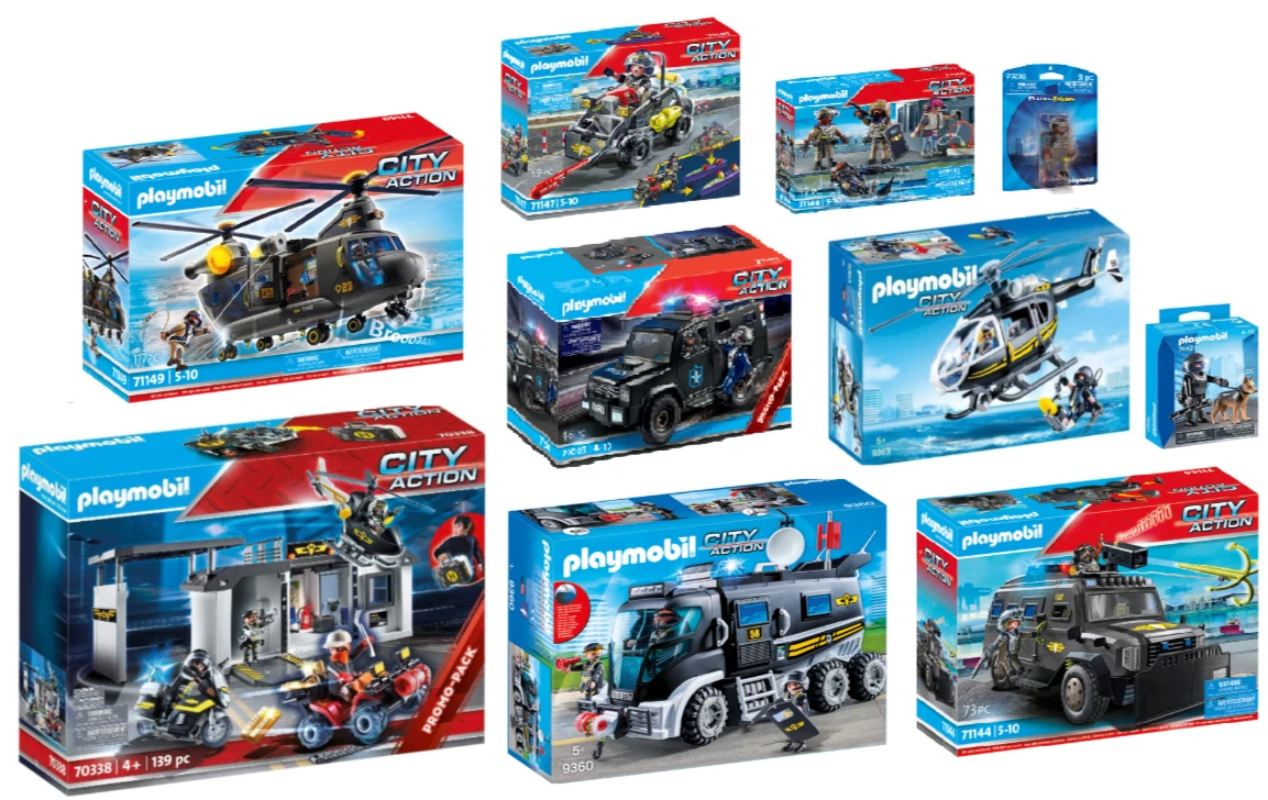 Figurine PLAYMOBIL SWAT – Spécial Armes Et Tactiques (2015) Réf 0175 Bis (occasion)