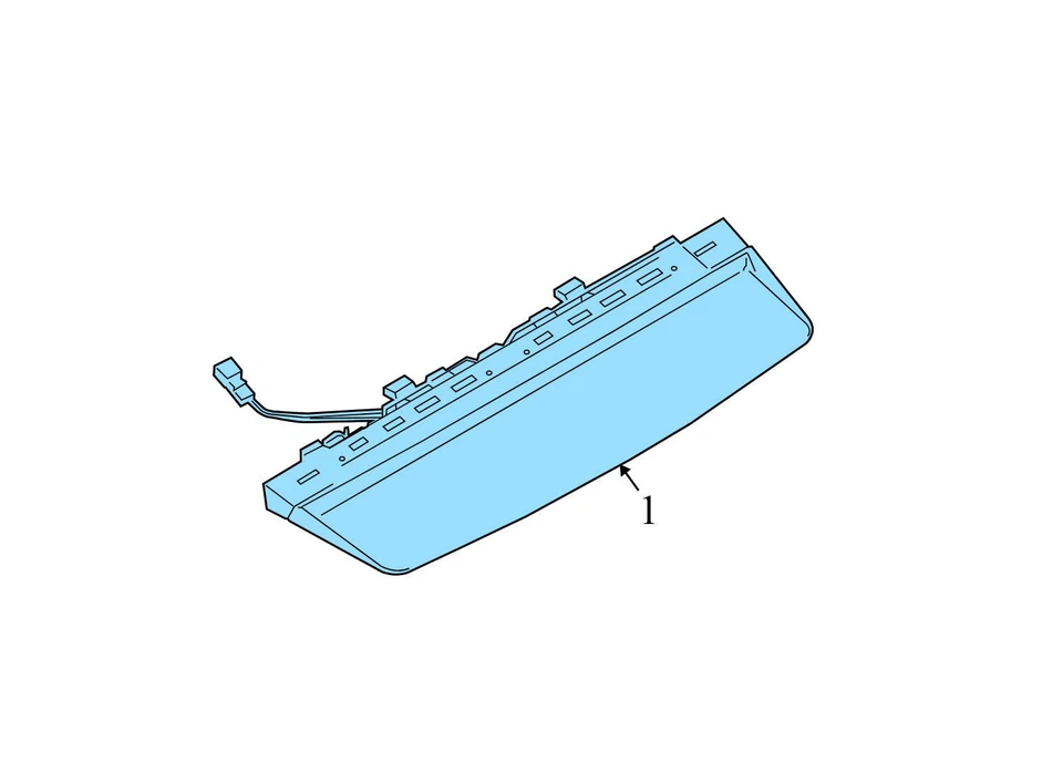 BMW 535I GT 2010-2017 - luz de freno central/tercera trasera 7236012 Foto 3 de 4