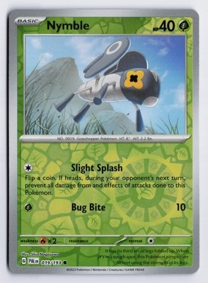Nymble - PAL #019/193 SV02: Paldea Evolved Reverse Holofoil NM