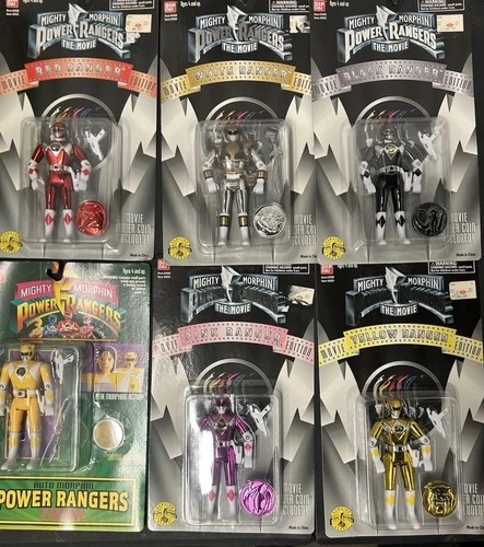 Bandai Vintage Original Mighty Morphin Power Rangers Sealed Lot