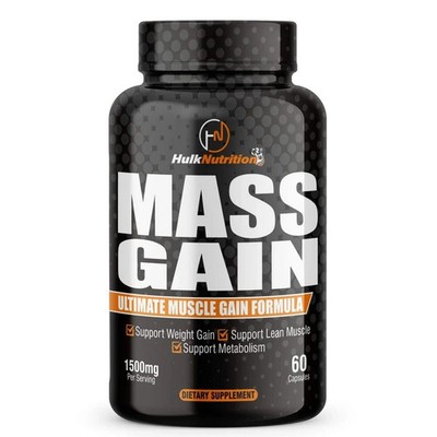 Bulk Mass & Weight Gainer Capsule for Fast Weight & Lean Muscle Gain - Pack of 1