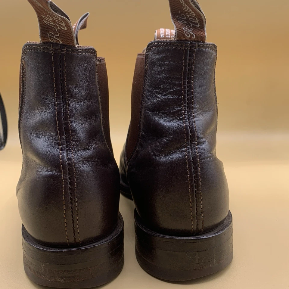 R.M. Ботинки челси Williams Turnout коричневые кожаные мужские (Великобритания 9) - размер США 10 - Изображение 4 из 4
