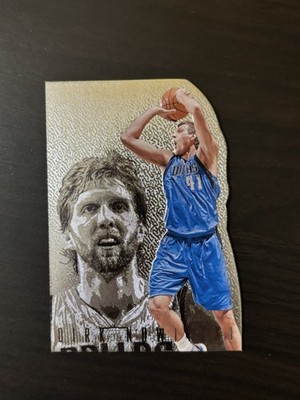 Dirk Nowitzki 2013-14 Intrigue Intriguing Players Silver Die-Cut #105 Mavericks
