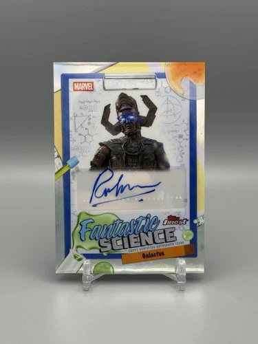2026 Topps Finest Fantastic Four Ralph Ineson Galactus Fantastic Science Auto