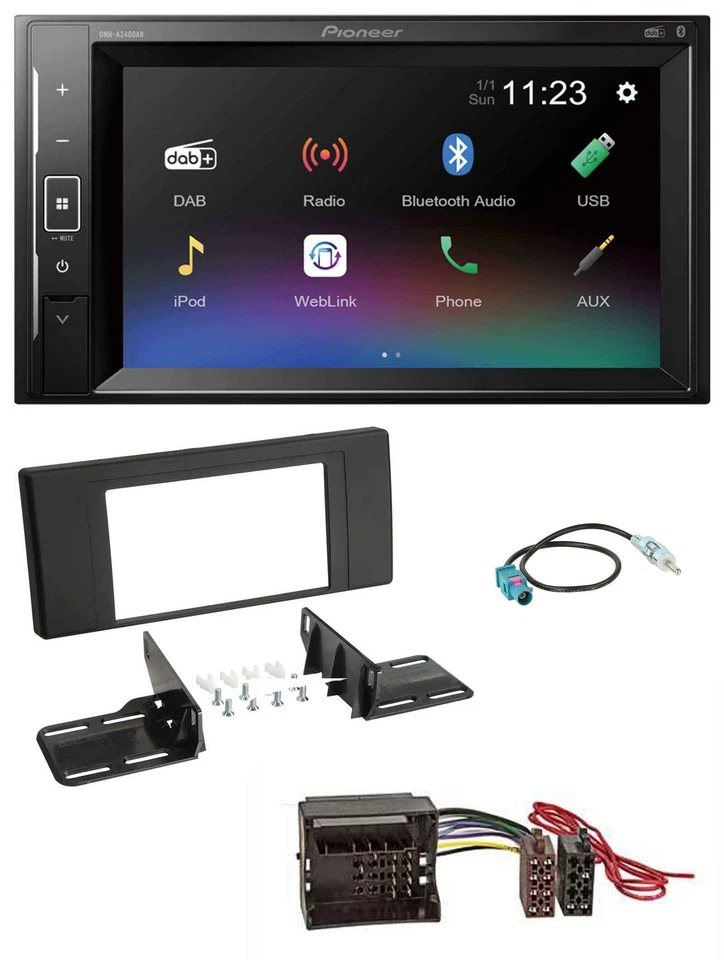 Pioneer DAB MP3 2DIN Bluetooth USB Autoradio für Land Rover Range Rover Vogue L3 - Bild 1 von 4
