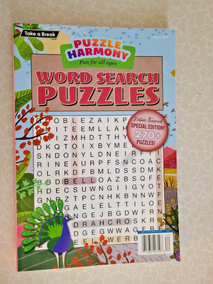 Puzzle Harmony Word Search Puzzles By Take-A-Break - 270+ Puzzles For All Ages