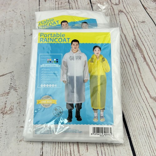 Trench,Imperméable Réutilisable Et Portable Pour Femmes, Imperméable, épais, Avec Gros Boutons à