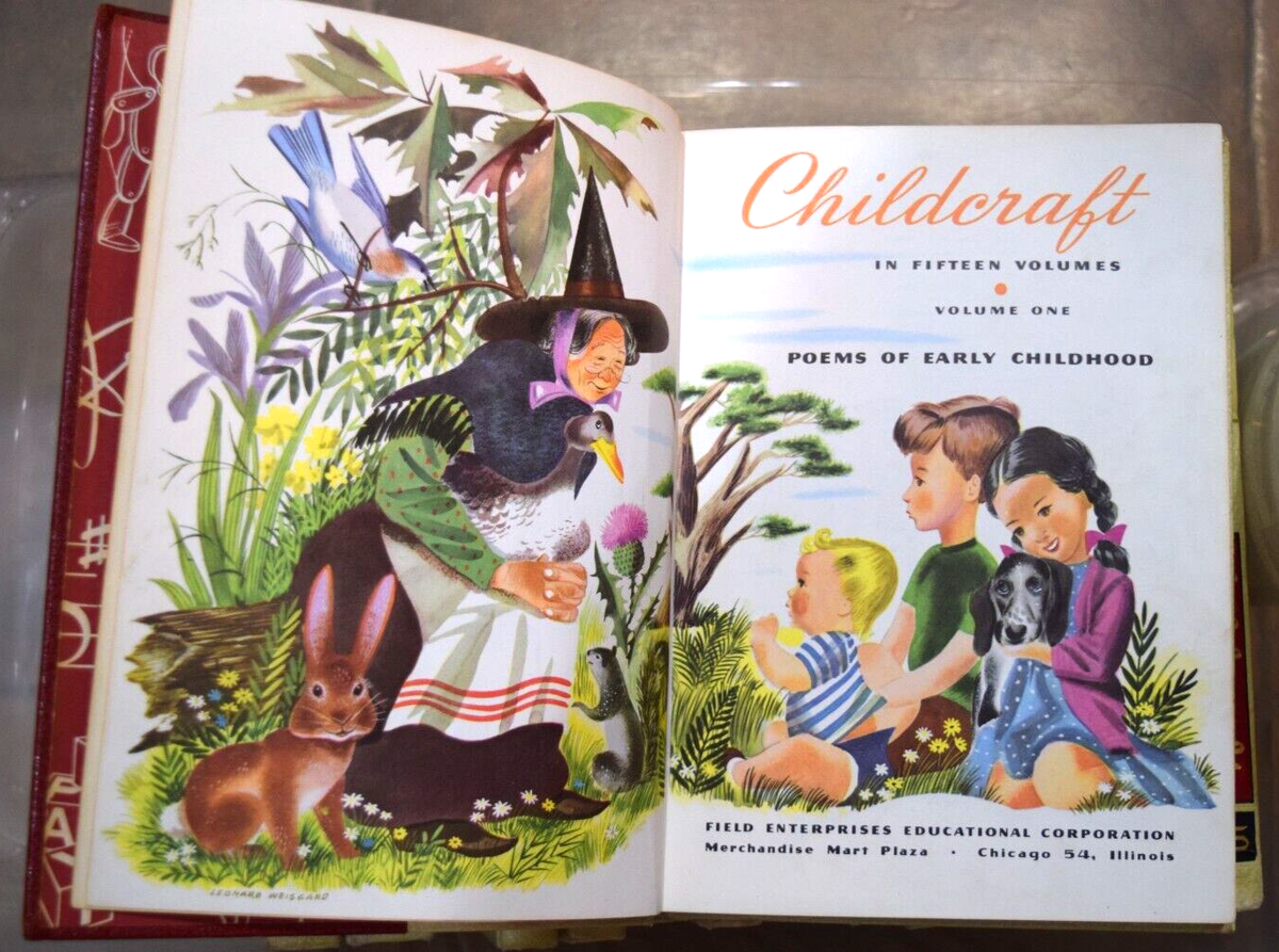 1961 Edition Set Of 15 Childcraft Books Illustrated | eBay