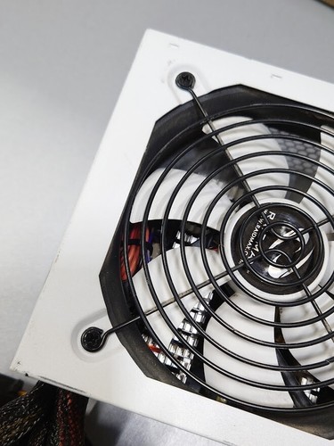 Raidmax RX-600AF 600W Power Supply Without Power Cord Used Working Body Defect - Afbeelding 3 van 21