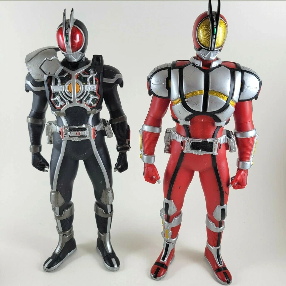 Figura GIANT 12" Kamen Rider Faiz Big 555 Banpresto 2008 Axel Blaster Form USELLell Foto 2 de 4