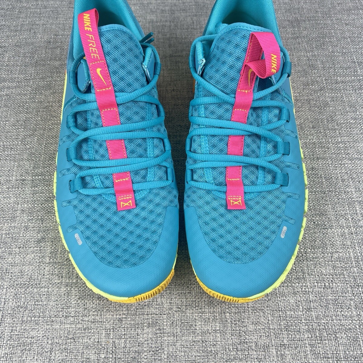 Mens Sz 12 - Nike Free Metcon 5 Dusty Cactus Blue Orange 
