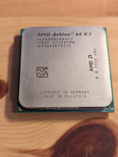 AMD Athlon 64 X2 6000+ CPU | 3.0GHz, 2c/2t, 89W | AM2 (Windsor), ADA6000IAA6CZ - Picture 1 of 4