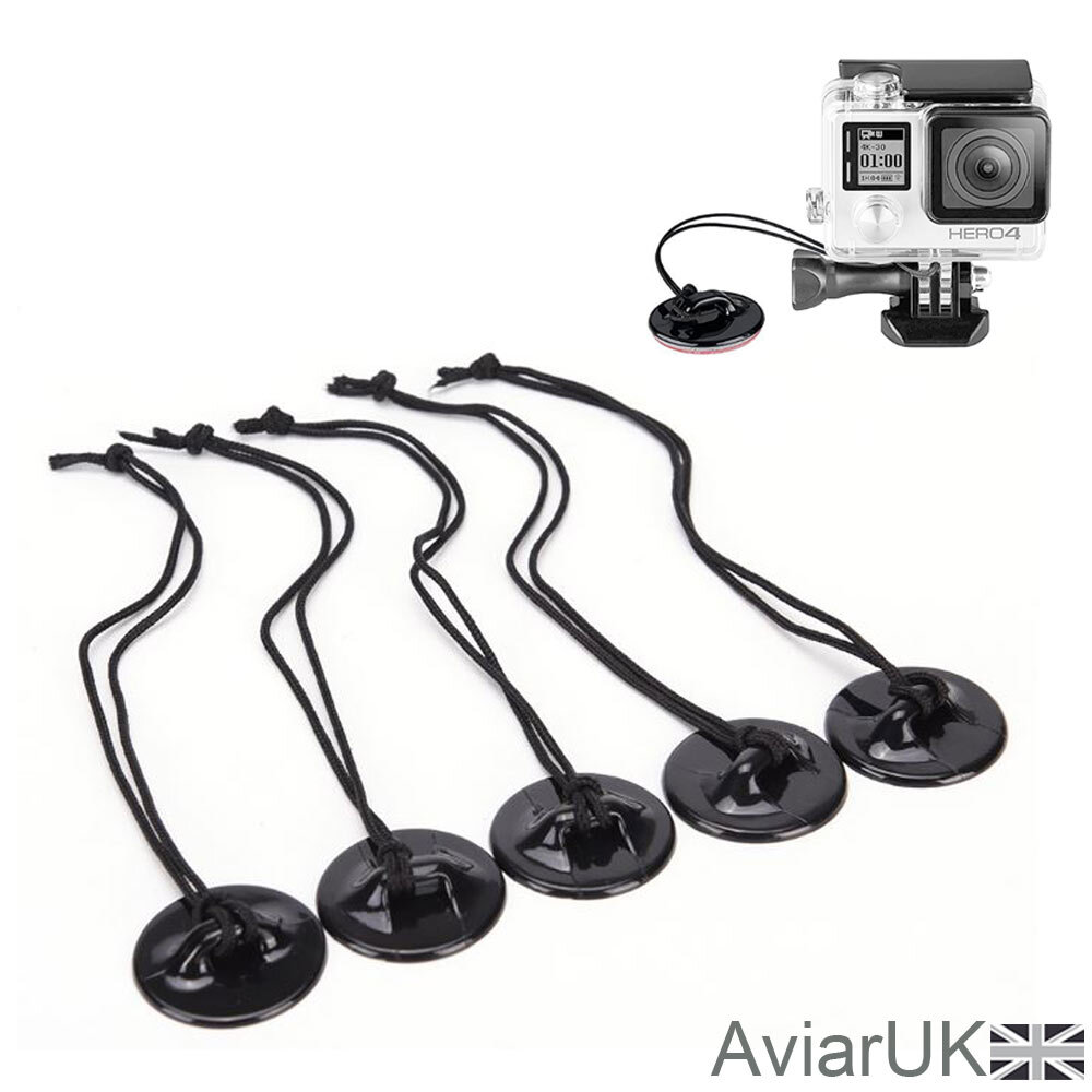 5 x Safety Tether for GoPro Hero Action Camera Adhesive Mount Security  Strap | eBay