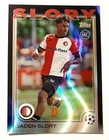 Topps UCC Flagship 2024/25. Jaden Slory RC Black Flowfractor SSP. Feyenoord
