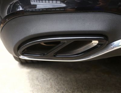 Car Exhaust Trim Cover Stainless Steel For Mercedes Benz E Class W213 2016-2019
