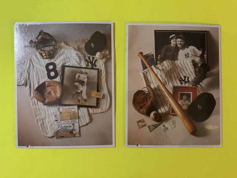 New York Yankees Lou Gehrig Don Larsen 11x14 Color MLB Prints Sealed  W Series