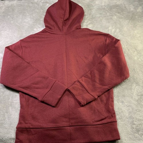 Old Navy Pull Over Hoodie Fleece Youth Burgundy Size XL - Picture 3 of 4
