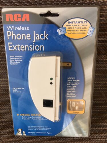 RCA RC920 Wireless Phone Jack Extension New/Sealed Pkg - Picture 1 of 3