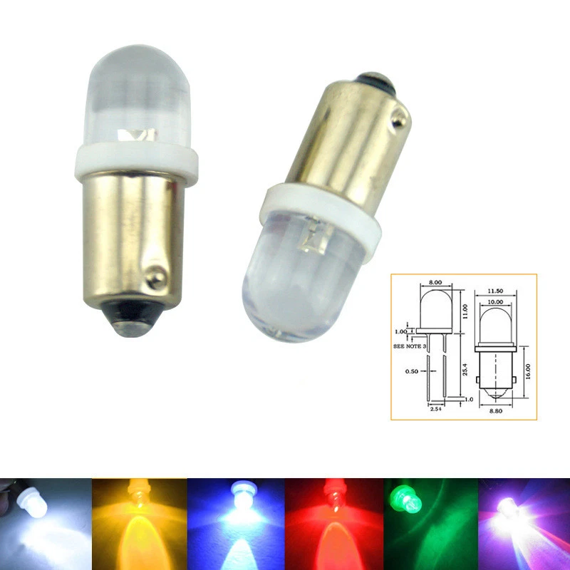 20X Red BA9s 1816 1445 Bayonet Interior Dome Map Light Bulbs 4W Q65B H6W 53 57 - Image 2 of 4
