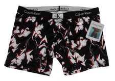 Calvin Klein Red White Black Floral Pouch Front Boxer Briefs Mn's L NWT $24 2022