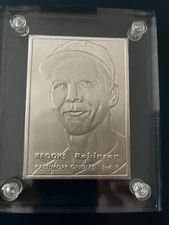 1957 TOPPS-BROOKS ROBINSON/HIGHLAND MINT SILVER 4.25 Troy Oz./ Low# 0073/1000