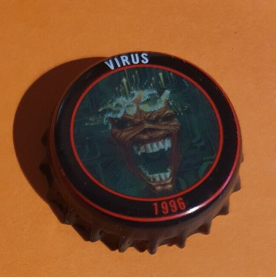 ROBINSONS Brauerei Bierflaschenverschluss Kronkorken TROOPER Iron Maiden VIRUS