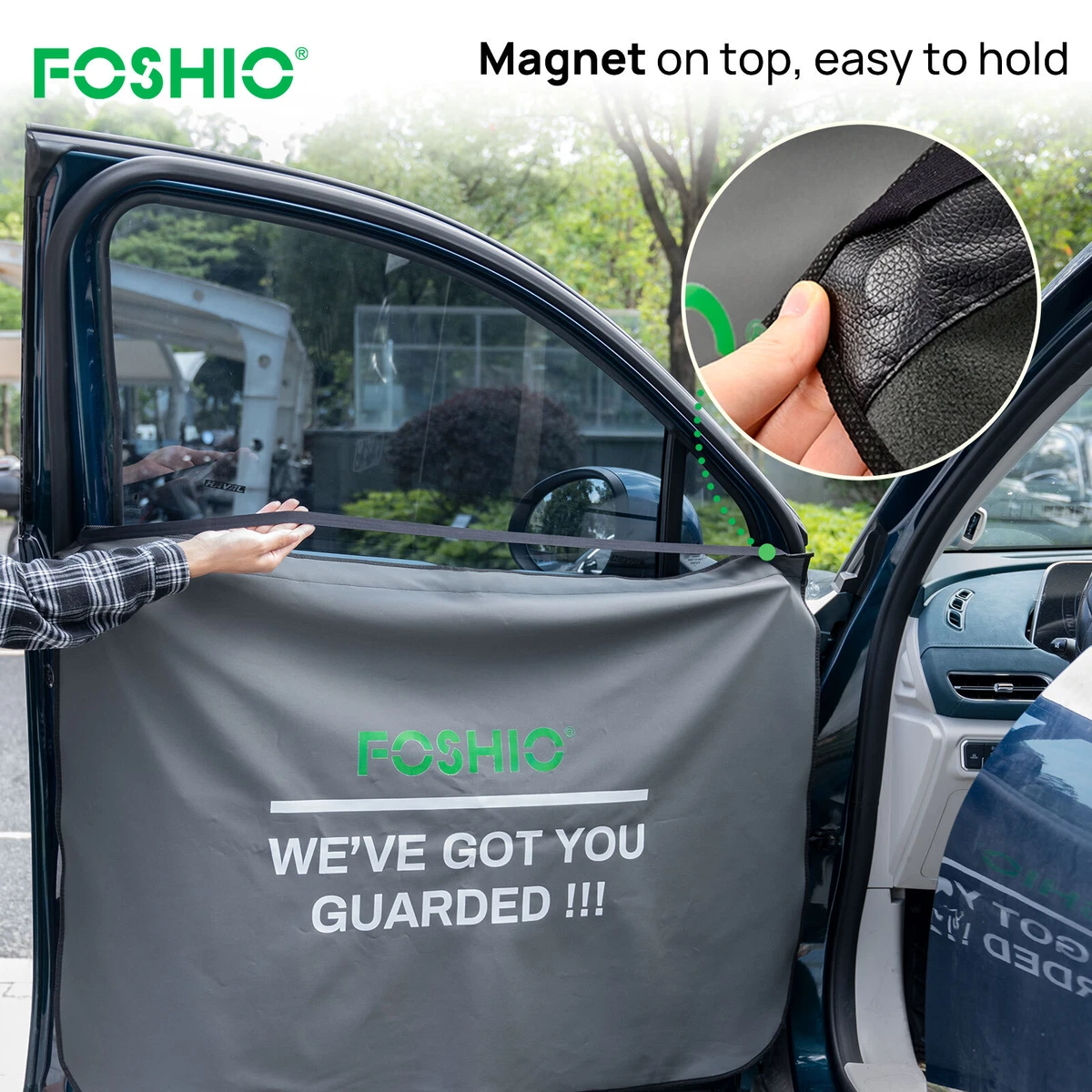 Interior car top door panel protection