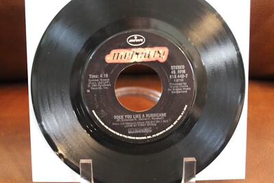 Scorpions Rock You Like A Hurricane 45rpm 1984 Mercury 818 4407  VG+