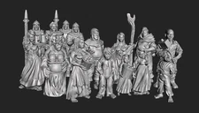 Villagers Dark Realms  28mm 32mm 