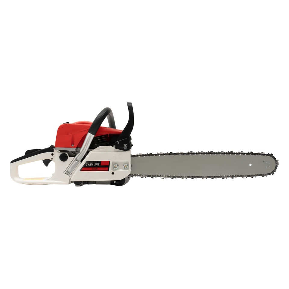 20 Inch 2 Stroke 52CC Gasoline Powered Chainsaw Wood Cutting Pruning ...