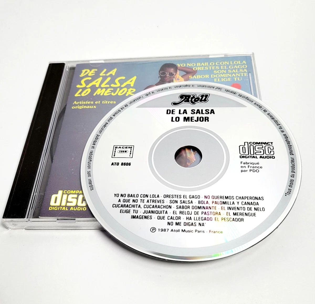 De La Salsa Lo Mejor 1987 Salsa Compilation CD Atoll Music Paris France ...