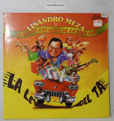 LISANDRO MEZA ''La Ley Del Ta''  1986 (SONOLUX/COLOMBIA) VG+/EX!