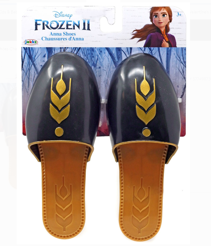 Jakks Pacific Disney Frozen Anna Shoes Frozen II for 3+ NEW Fast