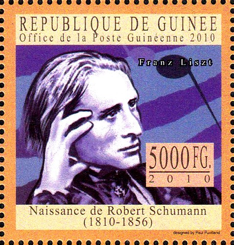 Postfrisch MNH Franz Liszt Österreich Komponist Musik Klassik Pianist / 1369