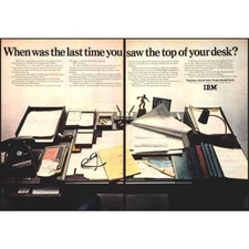1970 IBM Word Processor Dictation Office Equipment 2 Page Vintage Print Ad Photo