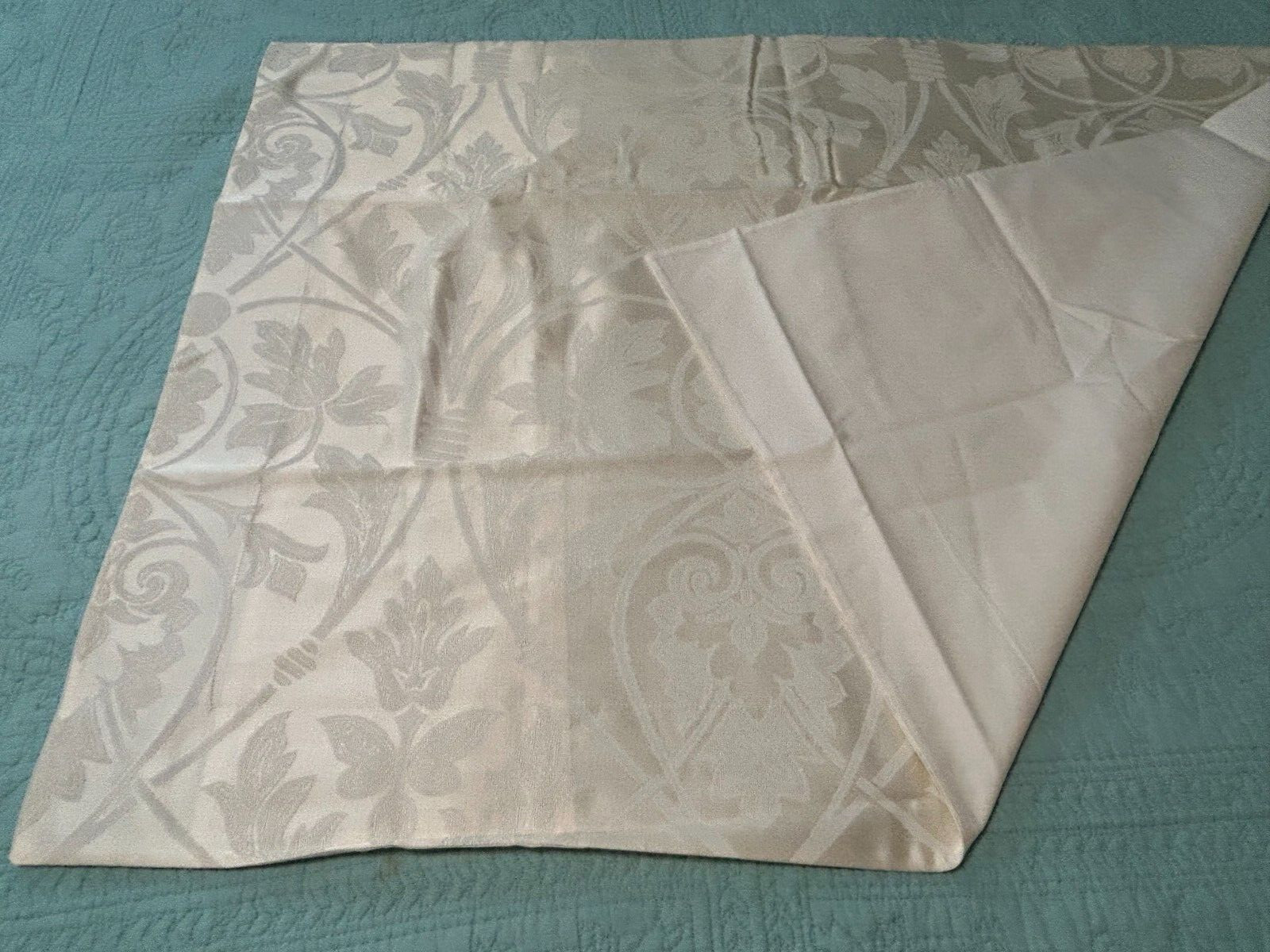 Piu belle Portugal Queen Luxury Duvet Cover Set Jacquard Damask Cream/Ivory