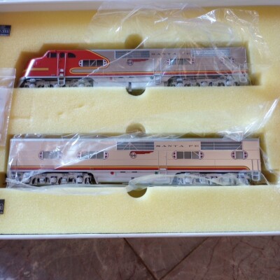 HO Brass The Coach Yard Santa Fe 2-4, EMC  E-1, A+B TCY 2001, Sam Model TESTED! 